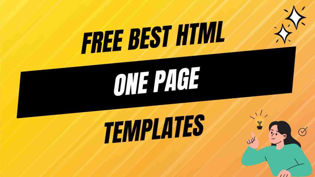 10+ Best Free One Page HTML Website Templates in 2025 – Abdullah Nahian