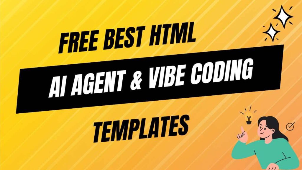 Html Agent 10+ 100% Free AI Agent & Vibe Coding HTML Templates – Abdullah Nahian